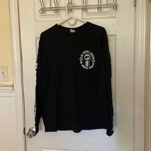 Black Large t-shirt with The Ghost Inside Los Angeles Hardcore logo long sleeve